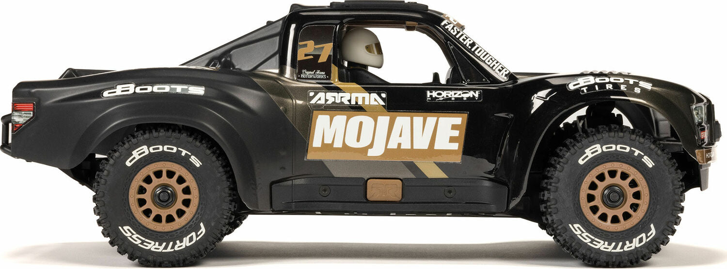 MOJAVE GROM 223S BLX Brushless 4X4 Small Scale Desert Truck RTR with DSC, Black