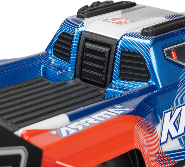 1/16 MINI KRATON 3S DSC 4X4 RTR Brushless Speed Truck (Battery & Charger Included), Red/Blue