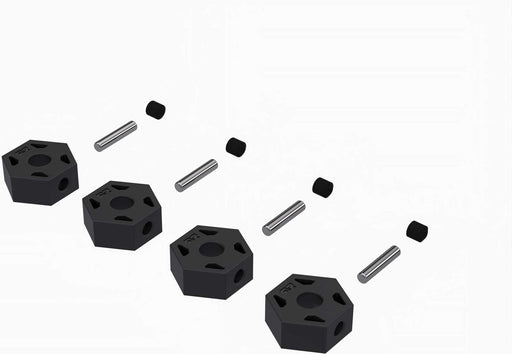 12mm Wheel Hex Set, Plastic (4)