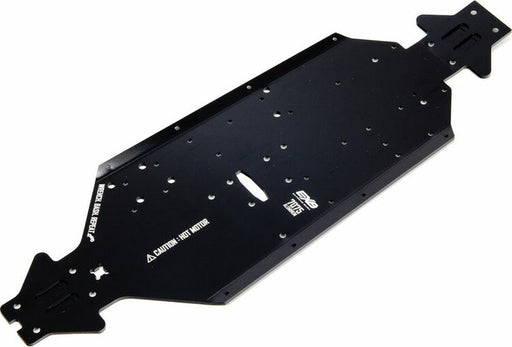 Aluminum Chassis CNC 7075 T6 SWB Black: EXB