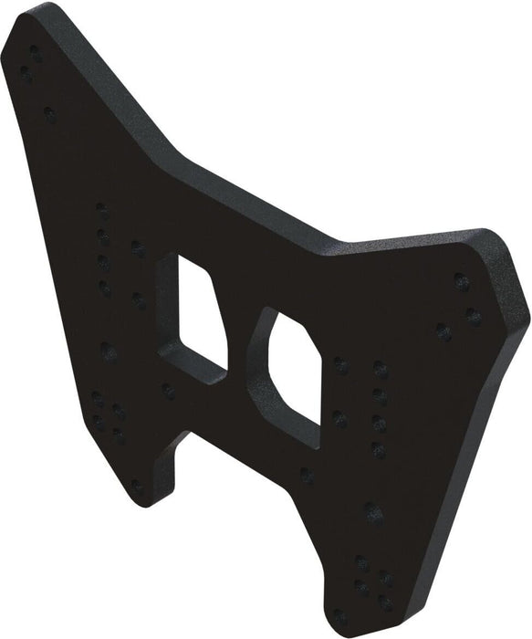 Rear Shock Tower, Aluminum, Black