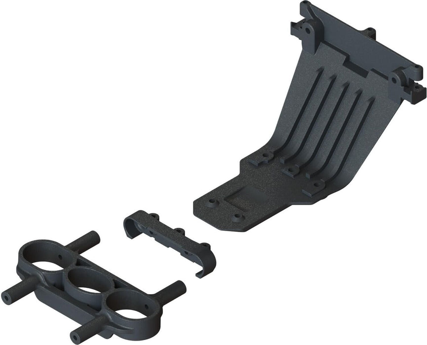 Rear Skid, Skid Mount and Bumper Loop