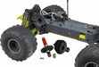 1/10 GORGON 4X2 MEGA 550 Brushed Monster Truck RTR with Battery & Charger, Yellow