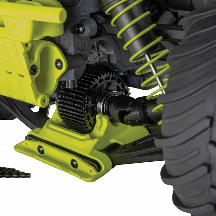 1/10 GORGON 4X2 MEGA 550 Brushed Monster Truck RTR with Battery & Charger, Yellow