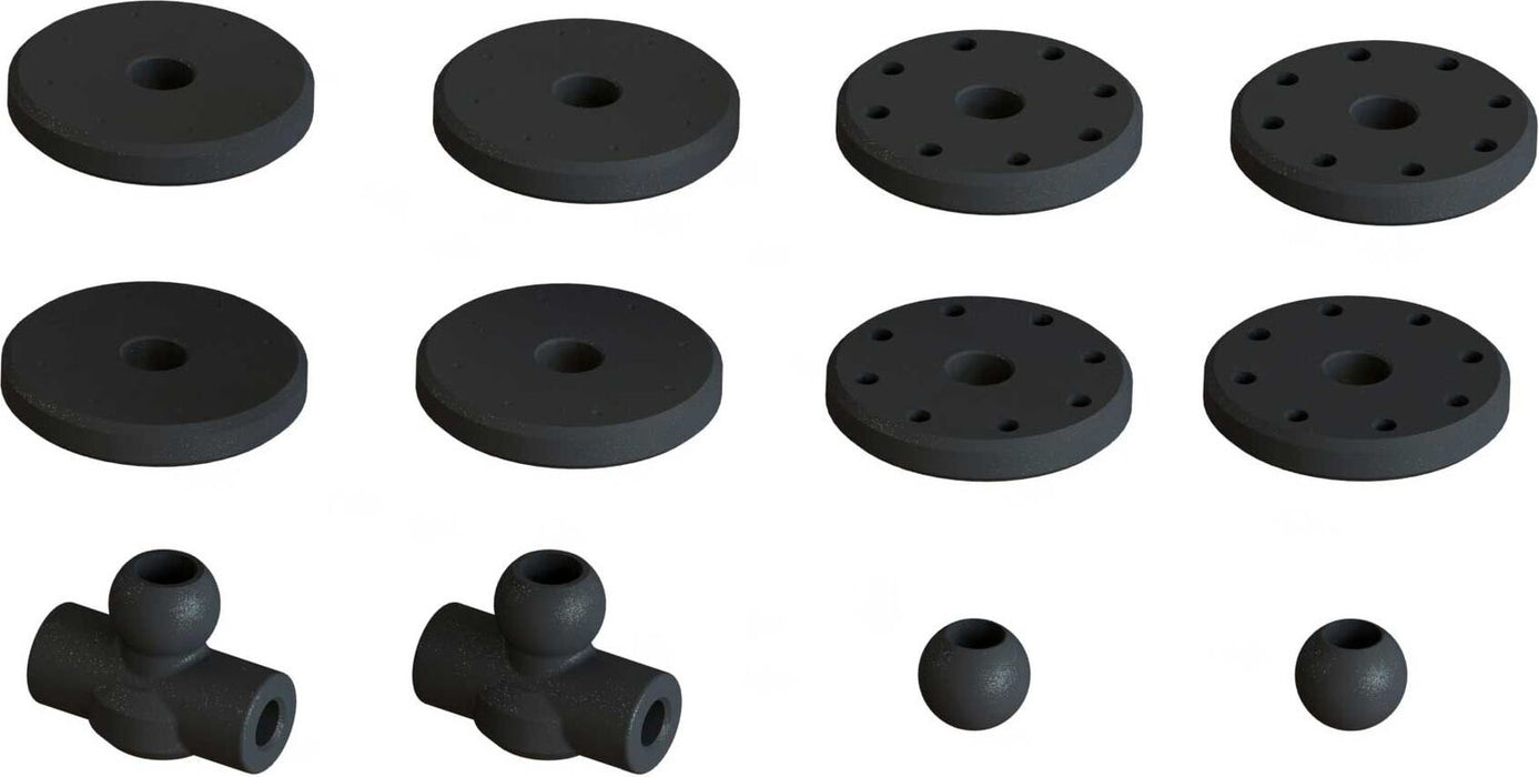 Shock Set, 16mm Bore, 106mm Length, 2000cSt Oil