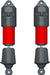 Shock Set 15mm Bore 119mm Length 500cSt Oil