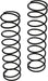 Shock Springs, 72mm 0.97N/mm (5.54lbf/in) (2)