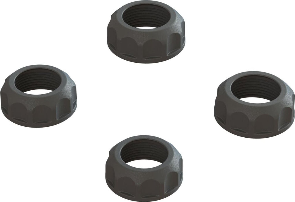 Shock Cap (4): 4X4, Black