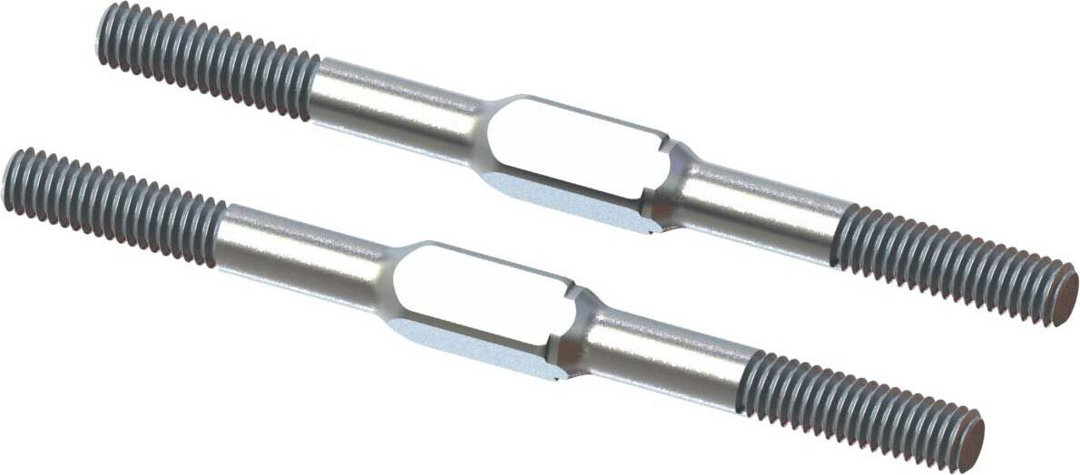 Steel Turnbuckle, M4x60mm Silver (2): EXB