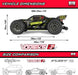 1/10 VORTEKS 223S DSC 2WD RTR Brushless Stadium Truck, Blue