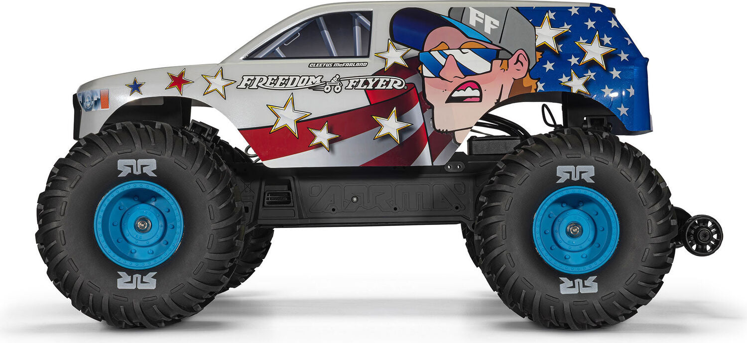 1/10 FREEDOM FLYER 223S 2WD RTR Brushless Monster Truck (Battery & Charger Included), White