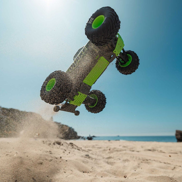 1/10 QUAKE 223S DSC 2WD RTR Brushless Monster Truck, Green