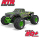 1/10 QUAKE 223S DSC 2WD RTR Brushless Monster Truck, Green