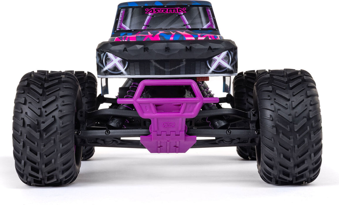 1/10 QUAKE 223S DSC 2WD RTR Brushless Monster Truck, Purple
