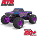 1/10 QUAKE 223S DSC 2WD RTR Brushless Monster Truck, Purple