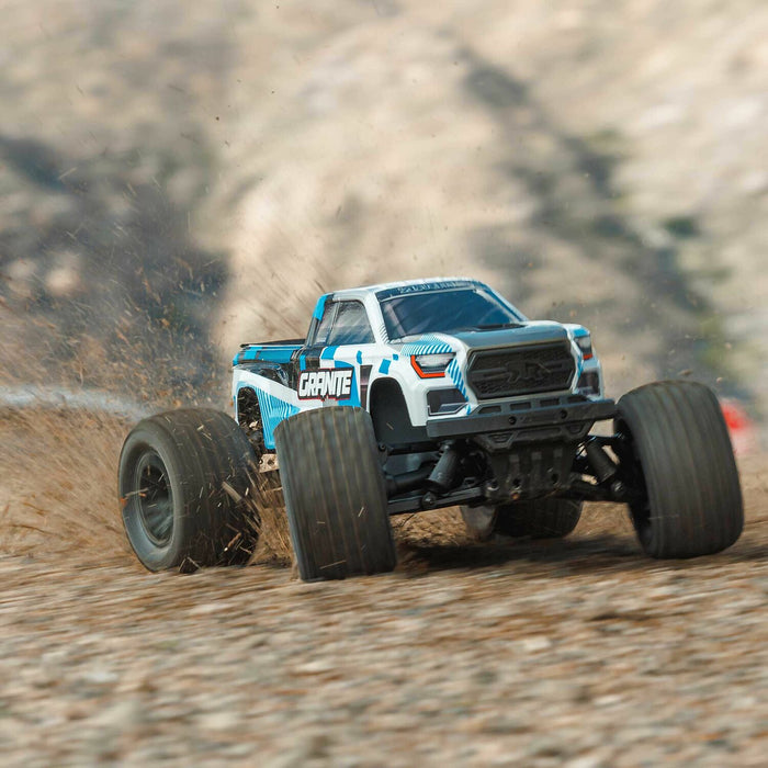 1/10 GRANITE MEGA 665 4X4 RTR Brushed Monster Truck, Blue