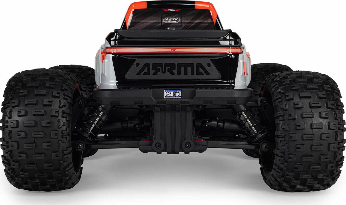 1/10 GRANITE MEGA 665 4X4 RTR Brushed Monster Truck, Orange