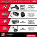 1/8 TYPHON MEGA 665 4X4 RTR Brushed Buggy, Red