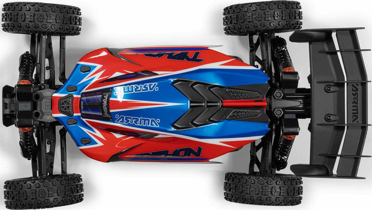 1/8 TYPHON MEGA 665 4X4 RTR Brushed Buggy, Red
