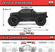 1/10 BIG ROCK 223S DSC 4X4 RTR Brushless Monster Truck, Black