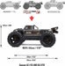 1/10 OUTCAST 4X4 4S V2 BLX Stunt Truck RTR, Gunmetal