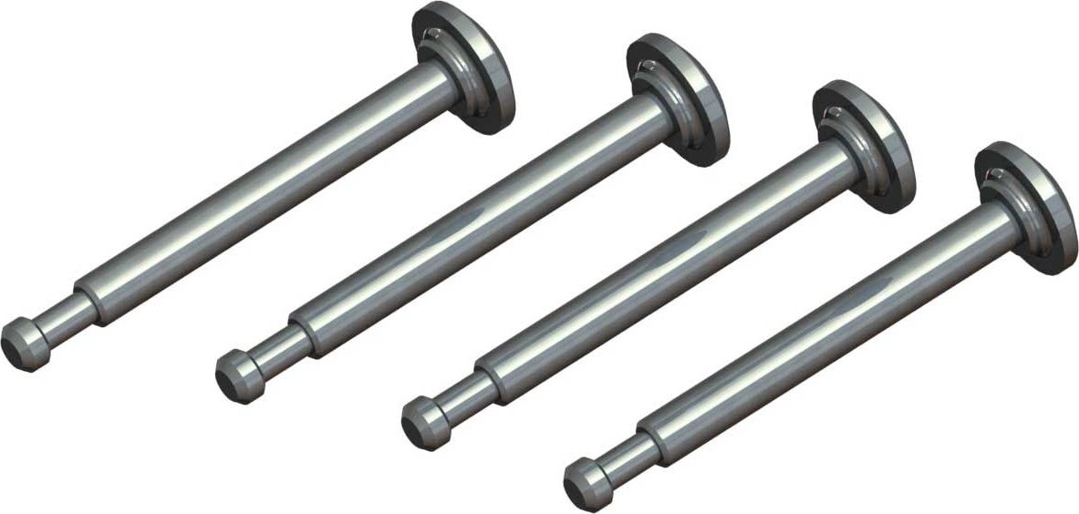 Shock Mount Pin, 3x33mm Silver (4): EXB