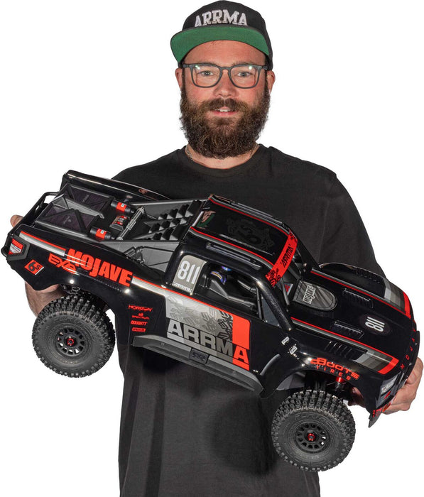 1/7 MOJAVE 6S EXB 4X4 RTR Brushless Desert Truck, Black