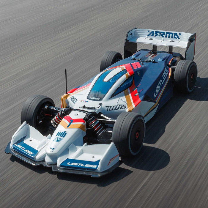 1/7 LIMITLESS 8S AVC 4X4 RTR Brushless Street Speed, White/Blue