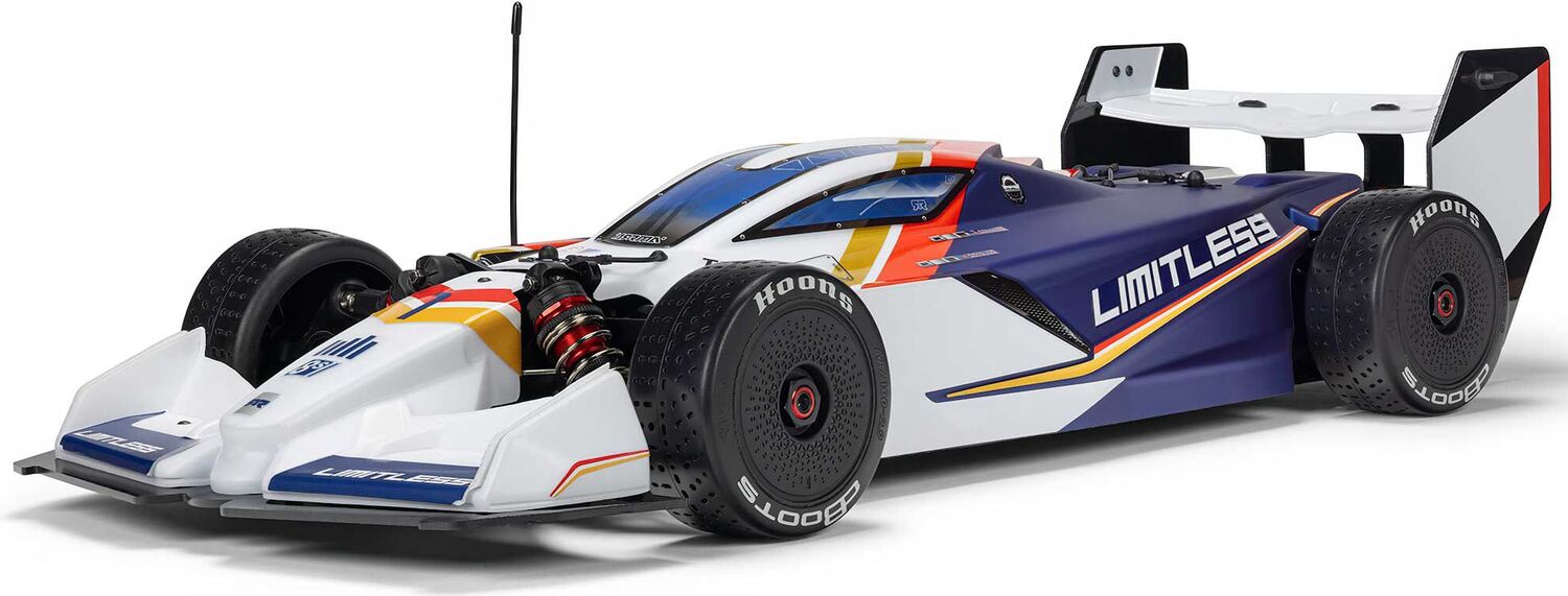 1/7 LIMITLESS 8S AVC 4X4 RTR Brushless Street Speed, White/Blue