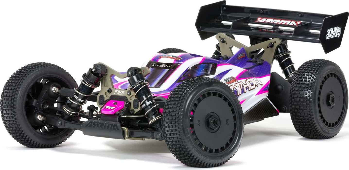 1/8 TLR Tuned TYPHON 4WD Roller Buggy, Pink/Purple