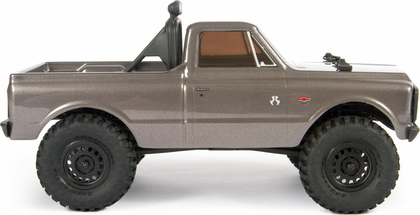 1/24 SCX24 1967 Chevrolet C10 4WD Truck Brushed RTR, Silver