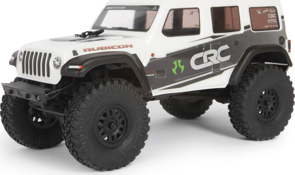 1/24 SCX24 2019 Jeep Wrangler JLU CRC 4WD Rock Crawler Brushed RTR, White