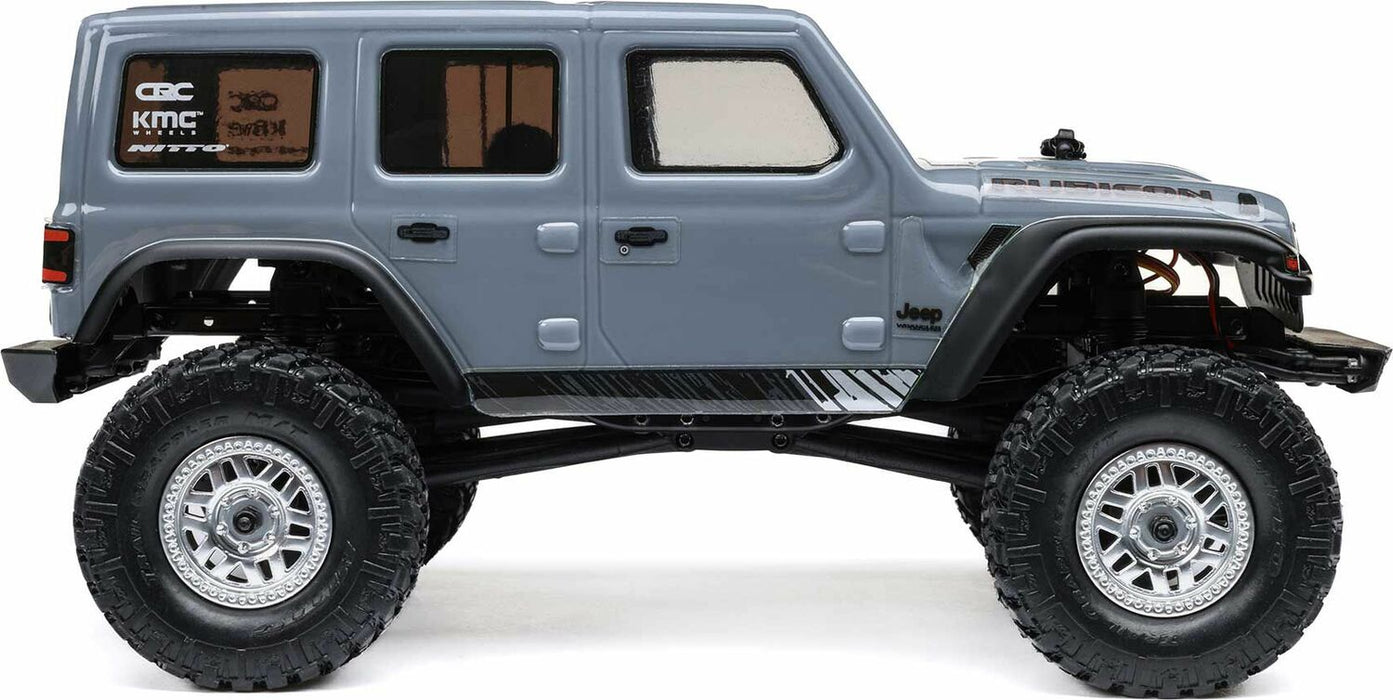 1/24 SCX24 Jeep Wrangler JLU 4X4 Rock Crawler Brushed RTR, Gray — AZ ...