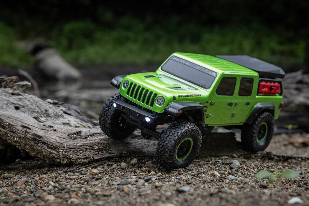 1/24 SCX24 Jeep JT Gladiator 4WD Rock Crawler Brushed RTR, Green
