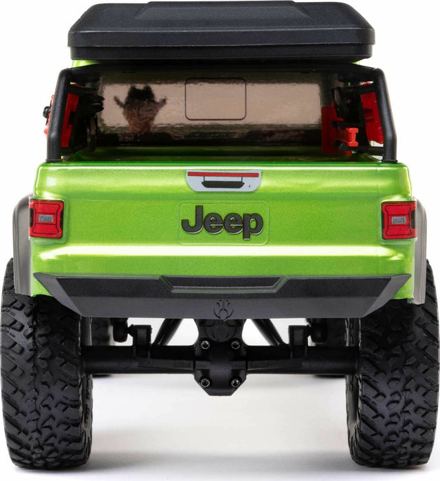 1/24 SCX24 Jeep JT Gladiator 4WD Rock Crawler Brushed RTR, Green