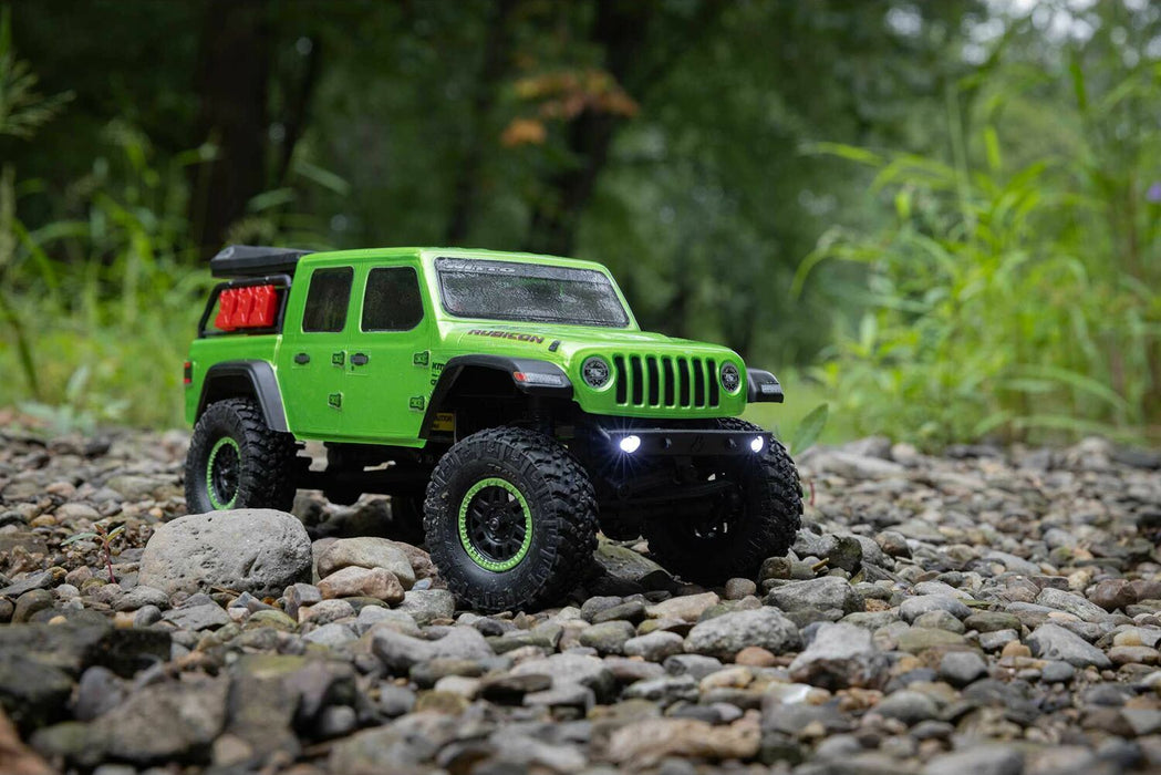 1/24 SCX24 Jeep JT Gladiator 4WD Rock Crawler Brushed RTR, Green