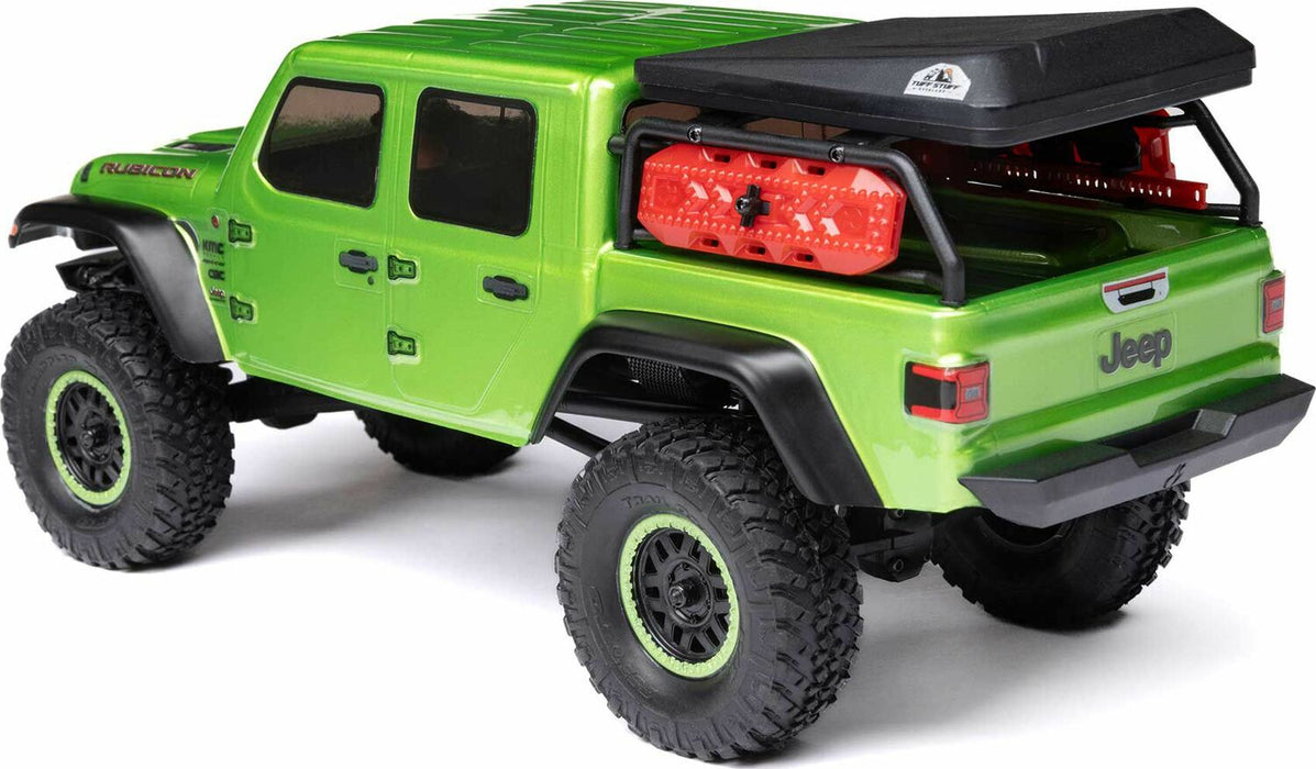 1/24 SCX24 Jeep JT Gladiator 4WD Rock Crawler Brushed RTR, Green