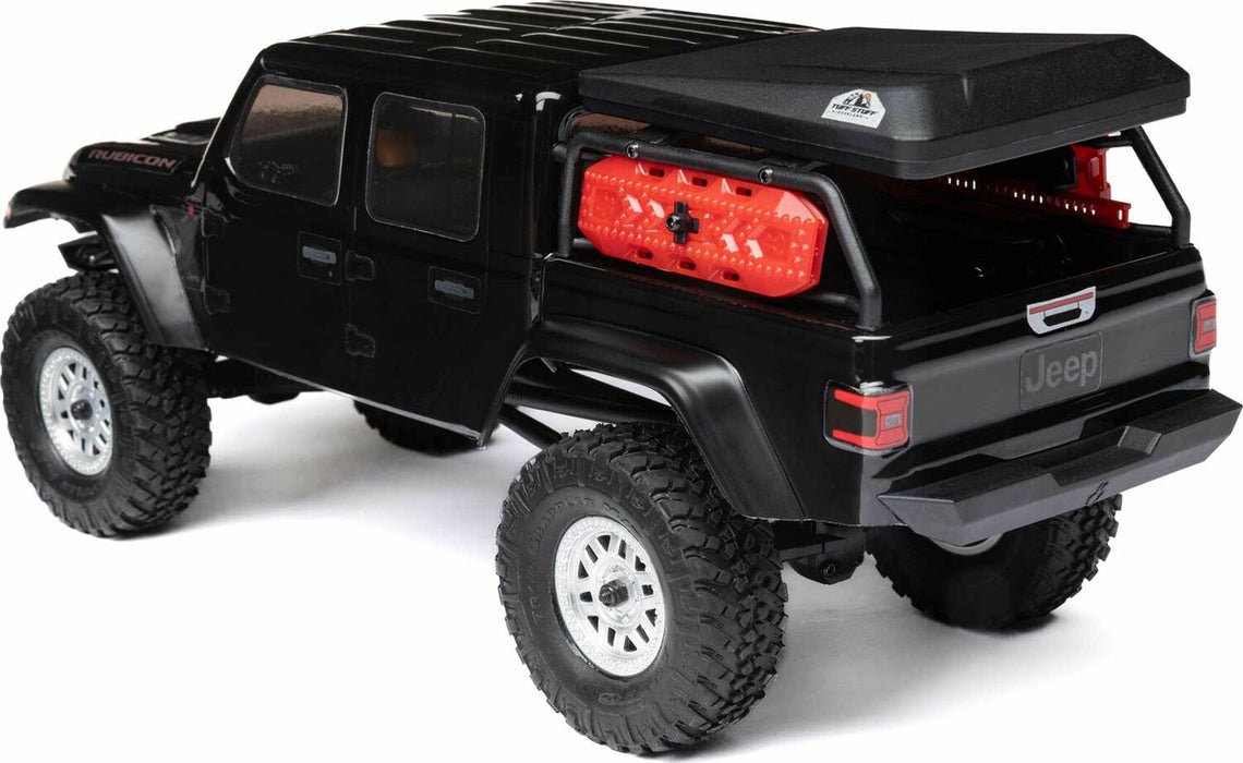 1/24 SCX24 Jeep JT Gladiator 4WD Rock Crawler Brushed RTR, Black