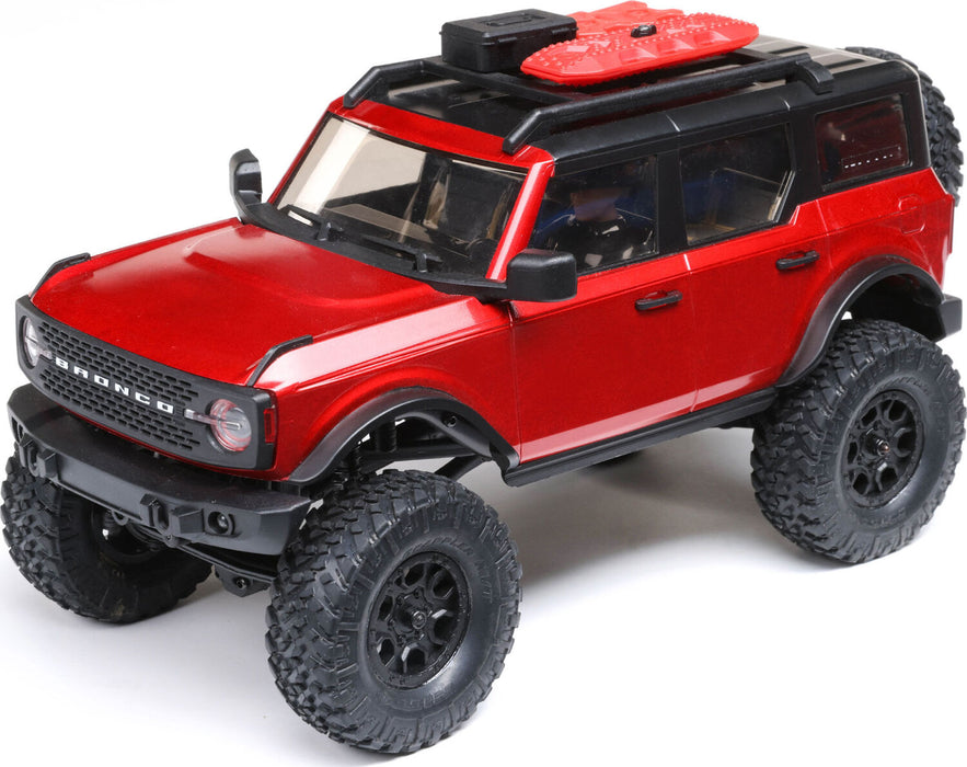 1/24 SCX24 2021 Ford Bronco 4WD Truck Brushed RTR, Red