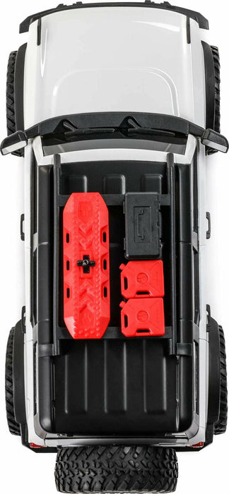 1/24 SCX24 Ford Bronco 4X4 RTR Brushed Rock Crawler (Battery & Charger Included), White