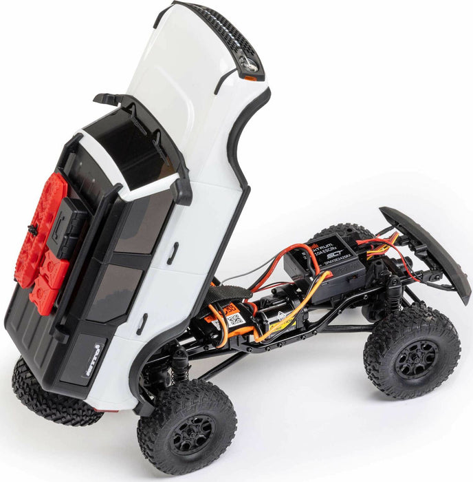 1/24 SCX24 Ford Bronco 4X4 RTR Brushed Rock Crawler (Battery & Charger Included), White
