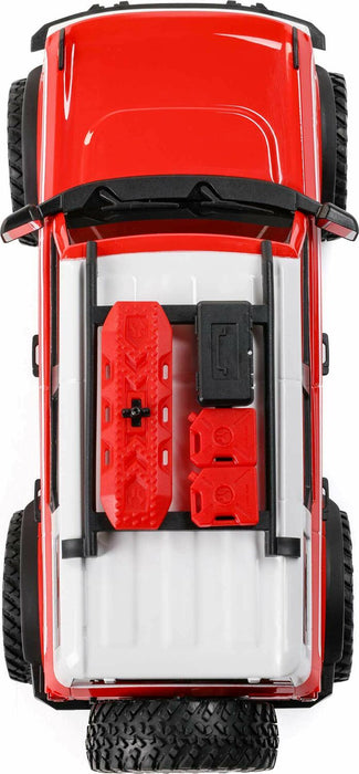 1/24 SCX24 Ford Bronco Heritage Edition 4X4 RTR Brushed Rock Crawler (Battery & Charger Included), Red