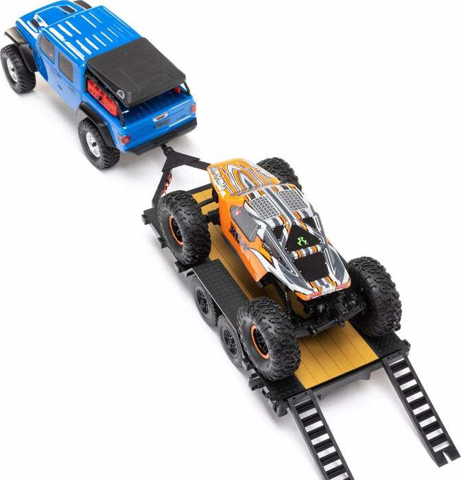 1/24 SCX24 Flat Bed Vehicle Trailer