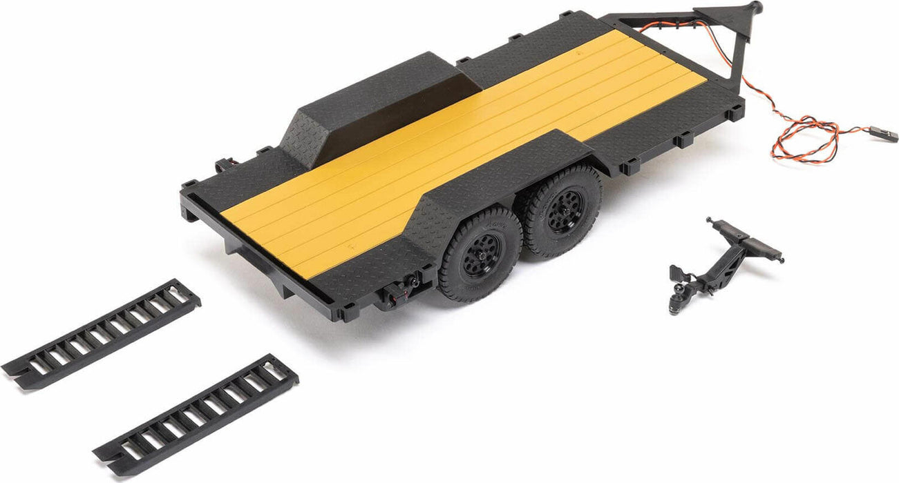 1/24 SCX24 Flat Bed Vehicle Trailer