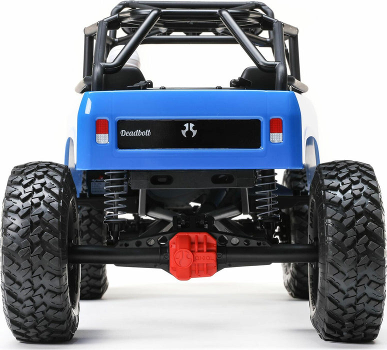 1/10 SCX10 II Deadbolt 4X4 Brushed RTR, Blue