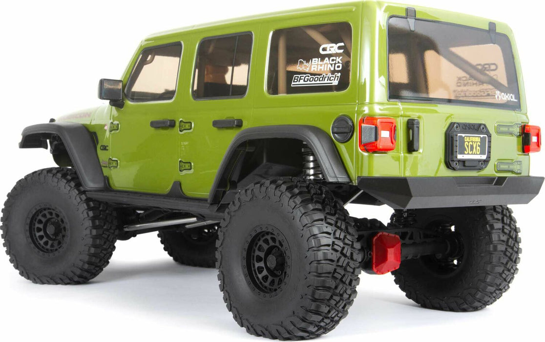 1/6 SCX6 Jeep JLU Wrangler 4X4 Rock Crawler RTR: Green