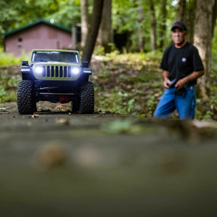 1/6 SCX6 Jeep JLU Wrangler 4X4 Rock Crawler RTR: Green