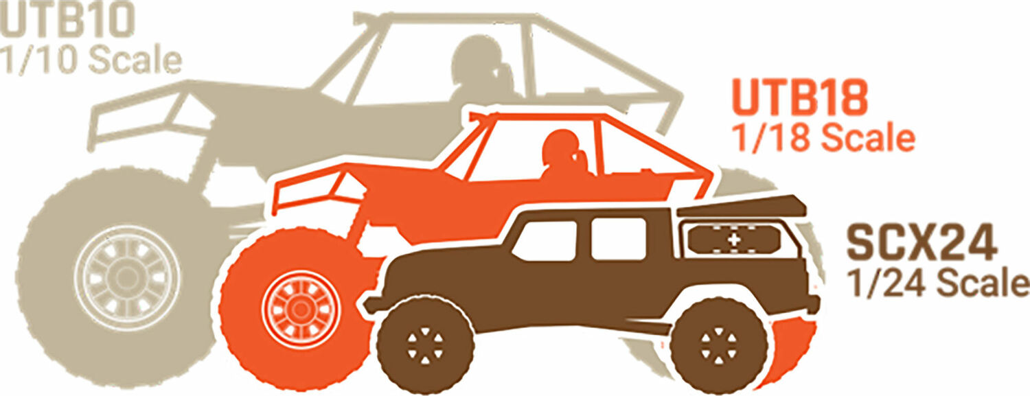 1/24 SCX24 Base Camp 4WD Rock Crawler Brushed RTR with Battery & Charger, Pink