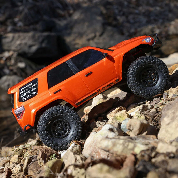 1/24 SCX24 Toyota 4Runner 4X4 RTR Brushed Rock Crawler (Battery & Charger Included), Orange