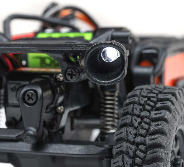 1/30 SCX30 Ford Bronco 4X4 RTR Brushed Rock Crawler (Battery & Charger Included), Blue